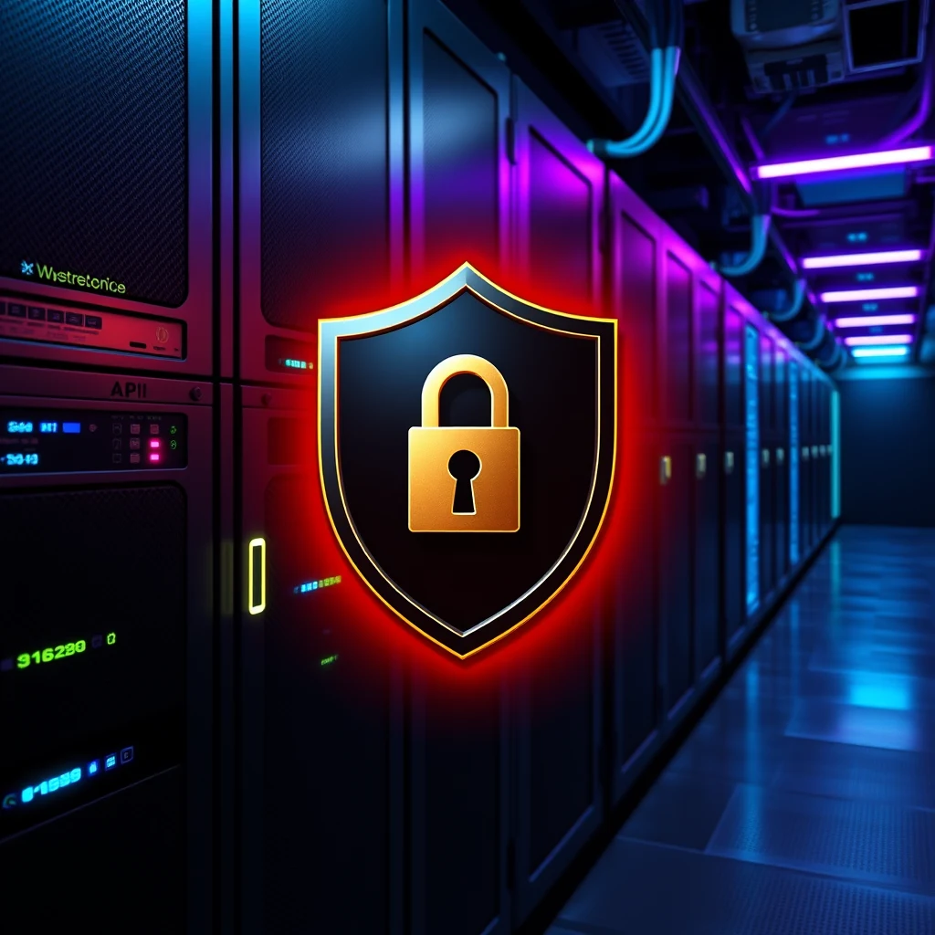 Secure API server infrastructure with authentication and IP whitelisting